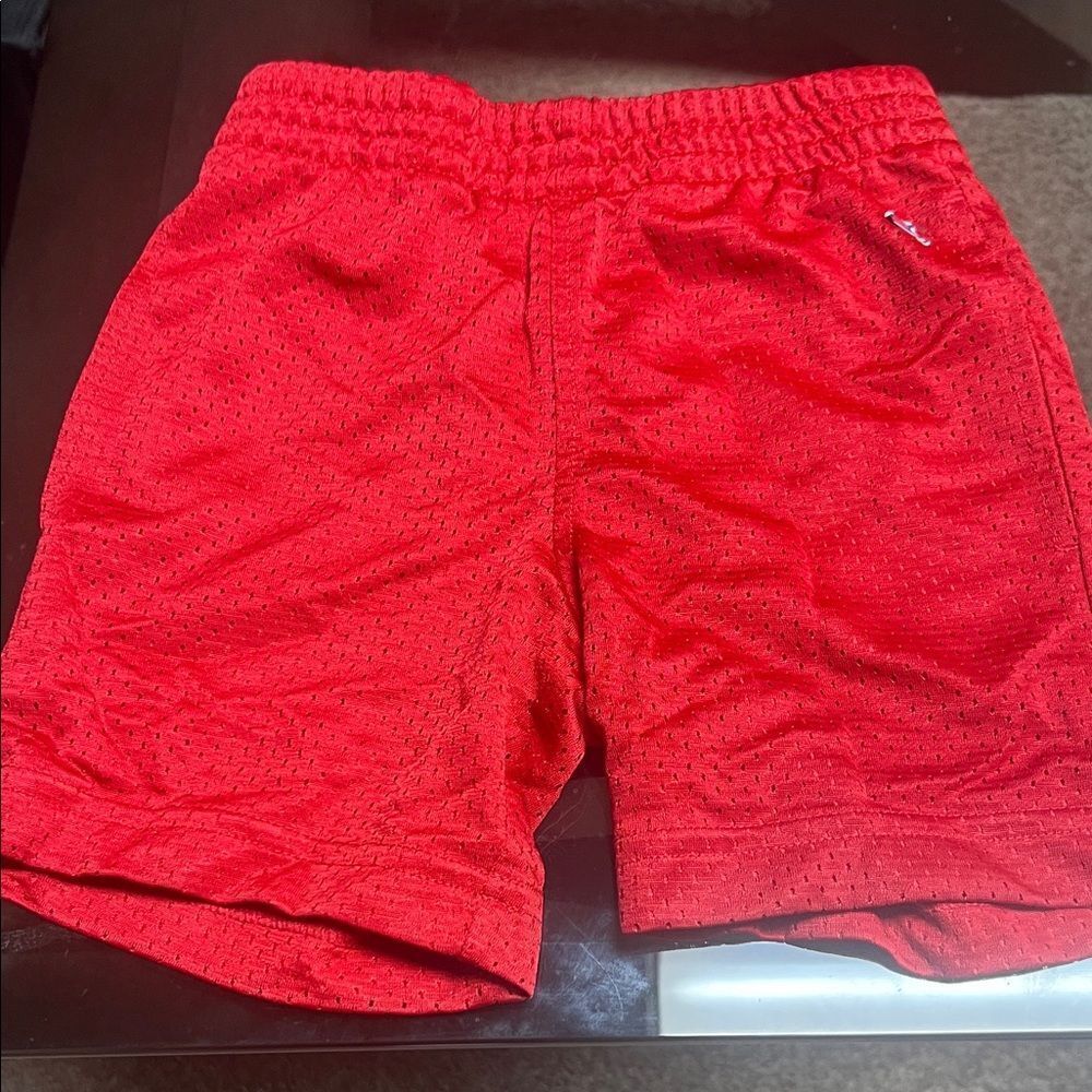 Champion Kids Red Mesh Shorts